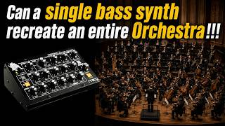 Can a single bass mono synth recreate an entire Orchestra!!! Moog Minitaur.