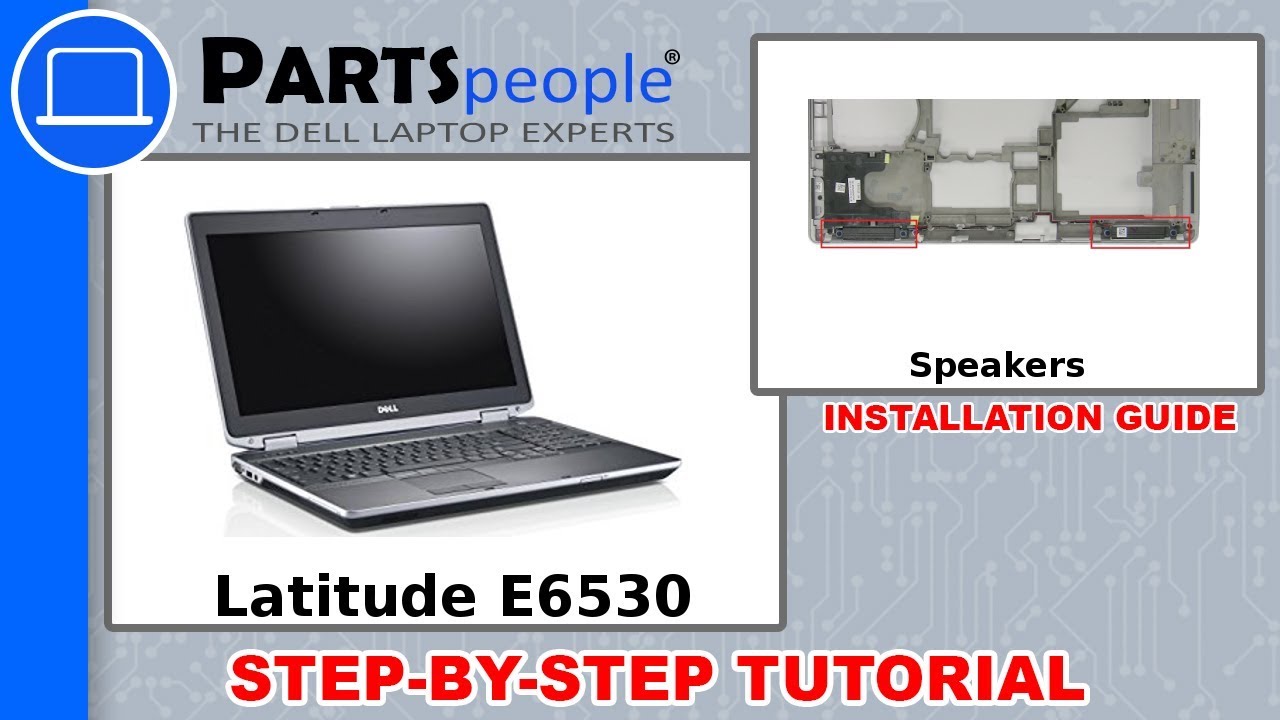 Dell Latitude E6530 (P19F001) Speakers HowTo Video Tutorial YouTube