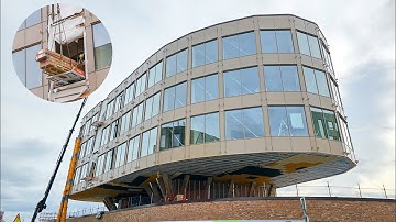 Efficient material handling -  Liftroller Floor at the Lervigskvartalet construction project.