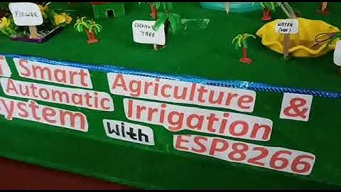 IOT Smart Agriculture And Automatic Irrigation system with ESP8266