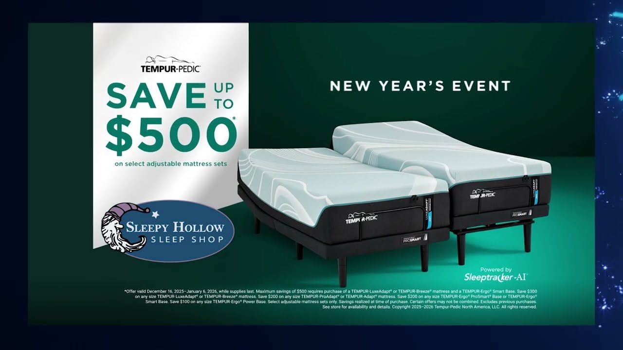 Sleepy Hollow Sleep Shop:  New Year's Mattress Sale
