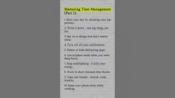 Time Management Hacks That Actually Work