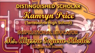 Kamryn Price and Alyssa Segura-Rhodes - 2023 TPSD Distinguished Scholar and Inspirational Educator