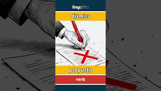 Dismiss - Propustit Learn English Učme Se Anglicky Vocabulary Builder