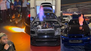 Best Of Flames and Bangs 2024 (REACTION) *Toyota Supra MK4, Ford Mustang GT, Nissan Skyline GT-R34*