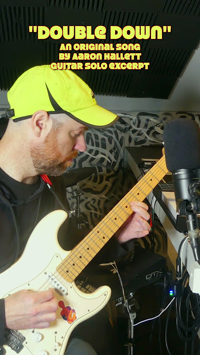 Tracking a Guitar Solo for my Original Song 'Double Down' #guitar #guitarsolo #music #shred