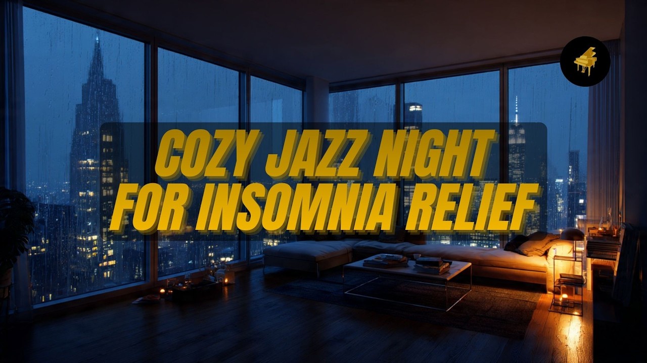 Cozy Jazz Night for Insomnia Relief