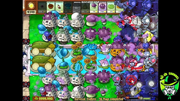 Plants vs Zombies: Survival endless 2 Cob Cannon