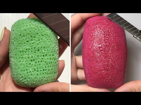 Relaxing ASMR Soap Carving | Satisfying Soap Cutting Videos #96