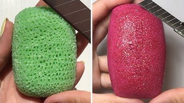 Relaxing ASMR Soap Carving | Satisfying Soap Cutting Videos #96