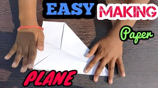 How to Make a PAPER AIRPLANE!! - (Easy for Kids!) Kids MAKING ROKET |