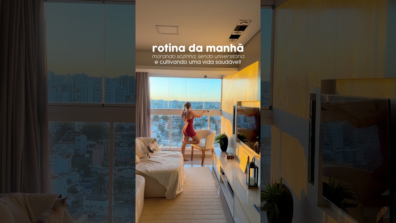 Minha rotina da manhã cultivando uma vida saudável! 