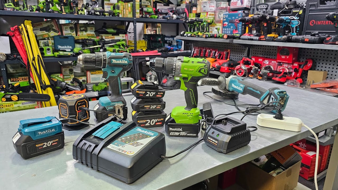Різновид  Акумуляторів 20V ProCraft. З яким інструментом , Зарядними пр.  Makita / ProCraft сумісні