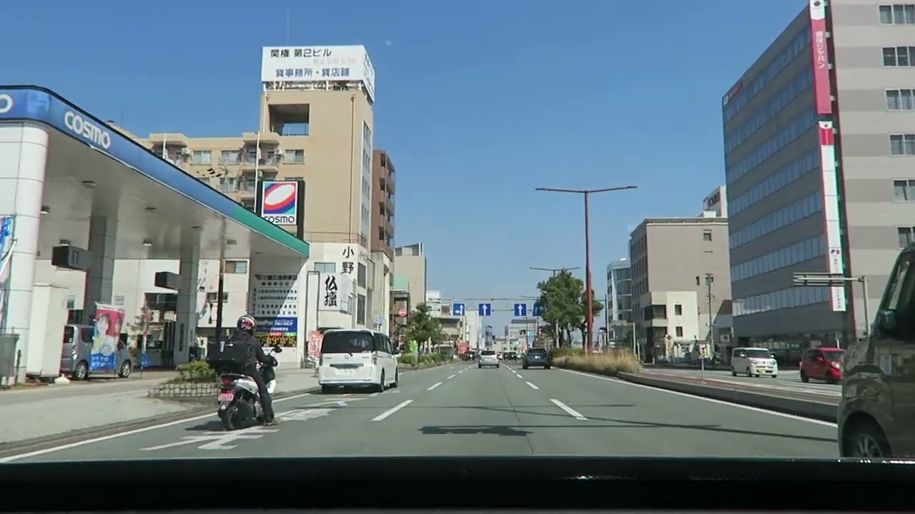 三重　国道23号線　津市街地縦断　車載動画