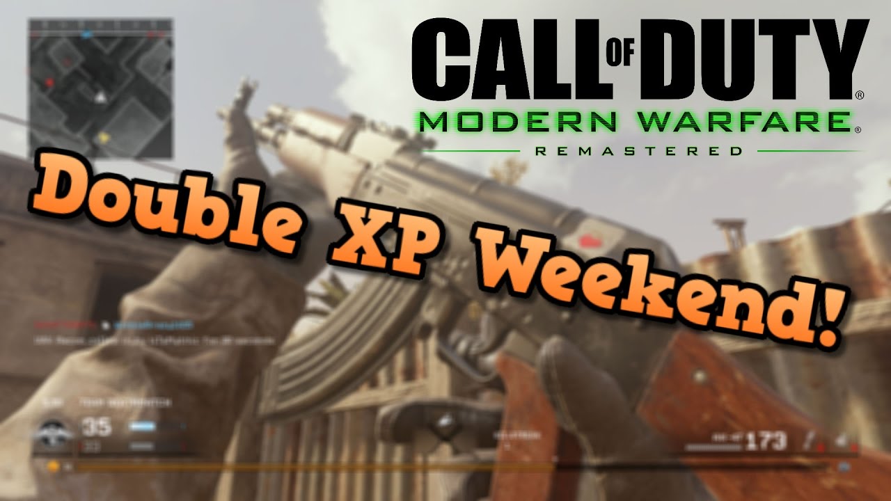 Call of Duty Modern Warfare Remastered DOUBLE XP COMING!! YouTube