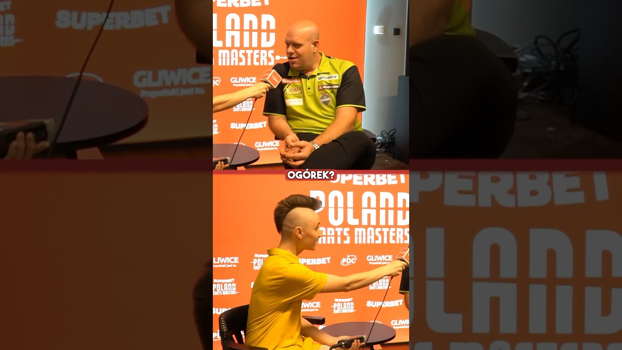 van Gerwen i piosenka o ogórku 🥒