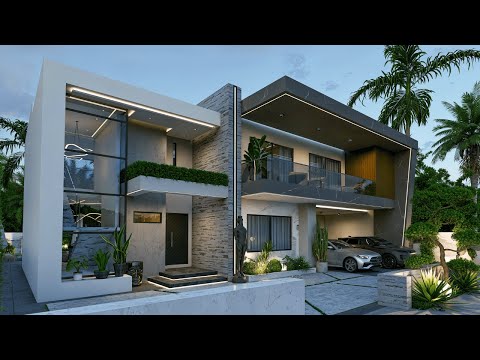 Luxury Modern House Design | 4 Bedroom | 240 sqm.