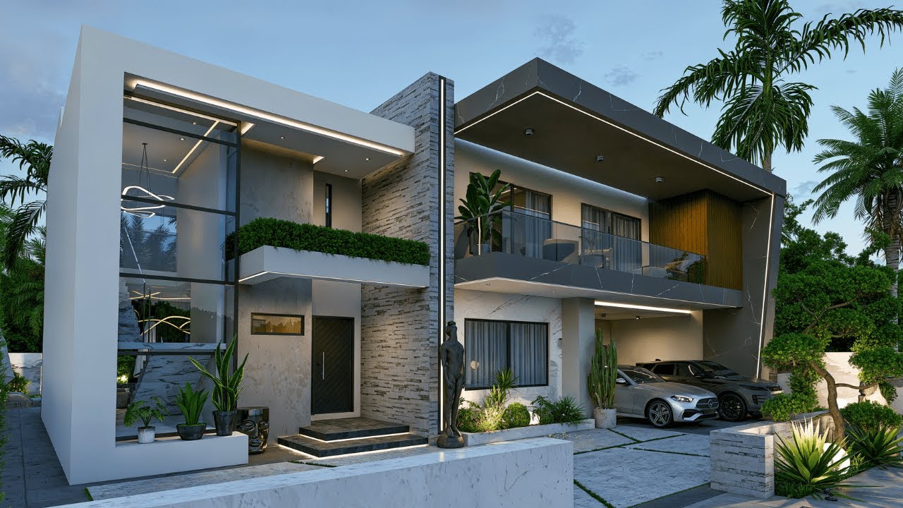 Luxury Modern House Design | 4 Bedroom | 240 sqm. - YouTube