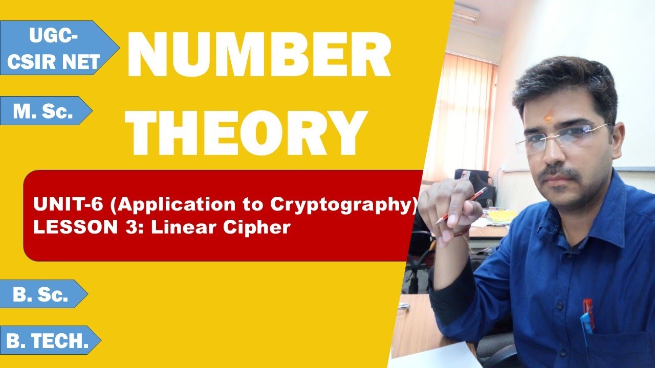 Number Theory Unit-6 Lesson-3: Linear Cipher (Application to ...