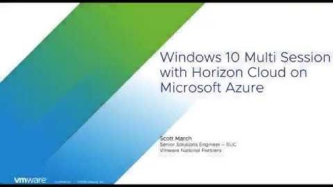 Win10 Multi-Session with Horizon Cloud on Azure