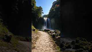 The Path Ends at a Hidden Waterfall 🌿 | Lost Japan #shorts
