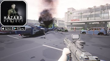 Project H.A.Z.A.R.D Zombie FPS Gameplay (Android/iOS)