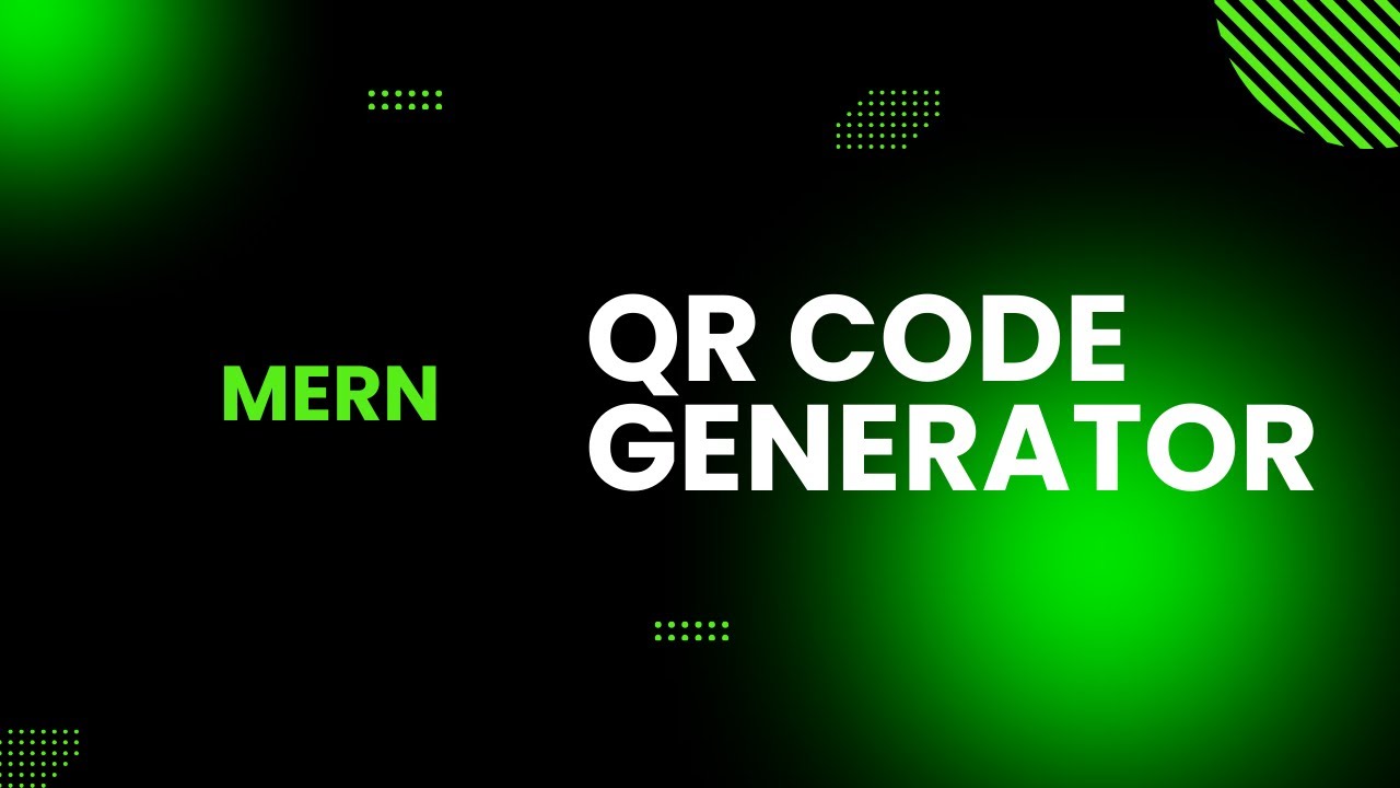 Building a QR Code Generator with MERN Stack - YouTube