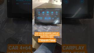 CAR ANDROID CARPLAY WITH AHD REVERS CAMERA #automobile #carstereo #android #camera #screen #viral
