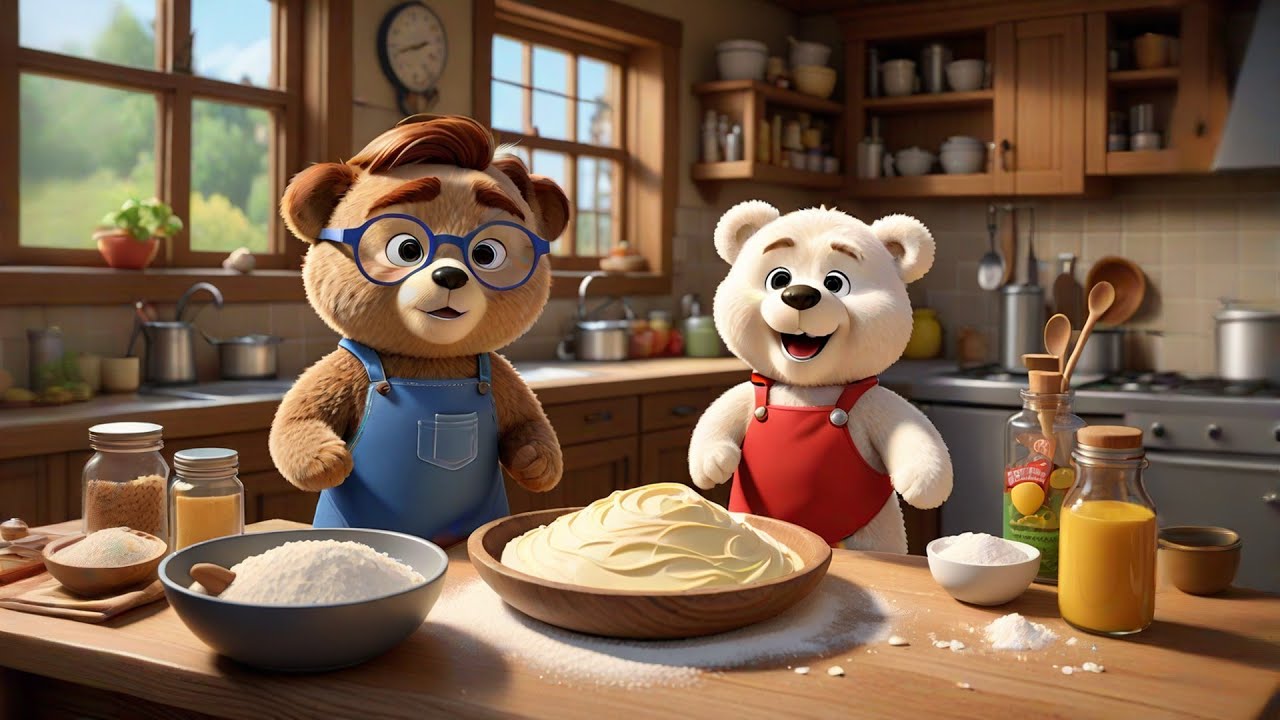 Two Tiny Teddies Bake a Pie | Sweet Cooking & Counting Song for Kids | Fun Preschool Nursery Rhyme