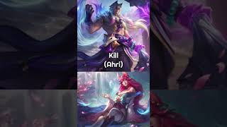 Spirit Blossom Sett: Interactions with Kanmei (Aphelios, Ahri, Syndra, Evelynn) [League of Legends]