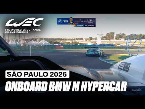 Onboard Dries Vanthoor BMW M Hypercar | Rolex 6 Hours of São Paulo 2026 | FIA WEC