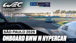 Onboard Dries Vanthoor BMW M Hypercar | Rolex 6 Hours of São Paulo 2026 | FIA WEC
