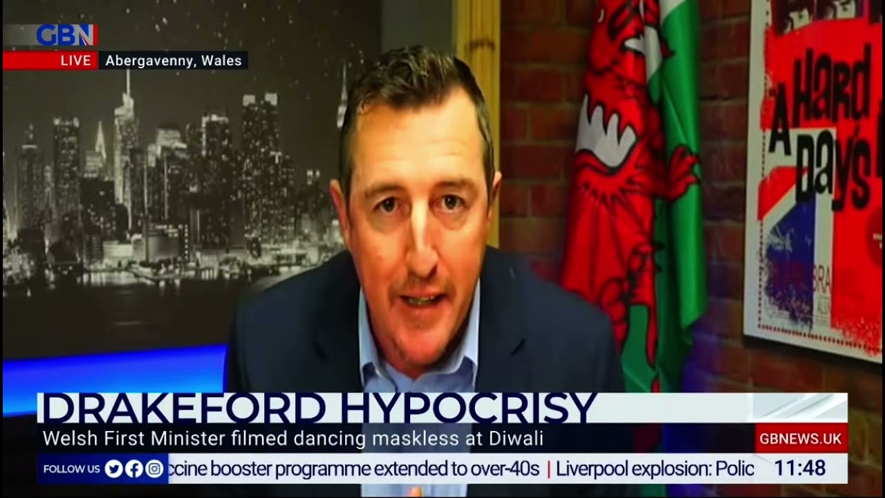 Drakefords hypocrisy called out on GB News by Richard Taylor
