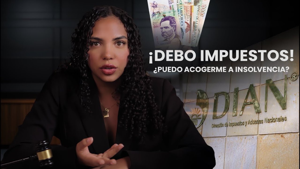 🚨¿DEUDAS CON LA DIAN?🚨SI, PUEDES DECLARARTE EN INSOLVENCIA ⚠️#derecho #impuestos #deudas