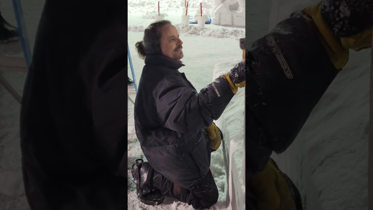 SNOW SCULPTURE WINNER, SOLO DIVISION, ALASKA FUR RONDY FESTIVAL