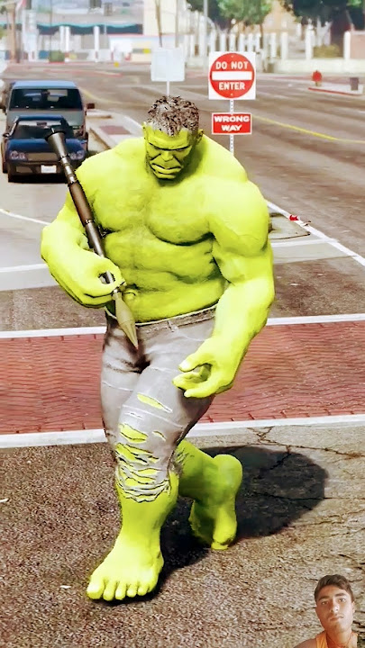 Red  hulk  super hero #spiderman #hulk #gta #marvel #avengers #song #remix #newsong #dj