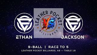 ETHAN vs JACKSON - LEATHER POCKET BILLIARDS - TABLE 18 | EvoSports screenshot 5