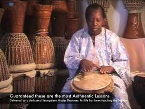 Djembe Drum Lessons with Master Drummer: Lamin Jassey