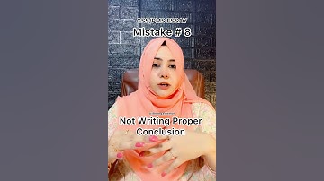 CSS/PMS Essay Mistake # 08 | Not Writing Proper Conclusion #viralvideos #css #pms #ianeeqamemon