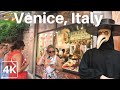 Venice 4K -- Walking through the Alleys of Venice, Italy