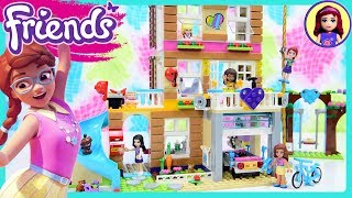 The new Lego Friends clubhouse, which is a converted fire station, has beds for all the girls, a hot tub, lots of crafting space, a 