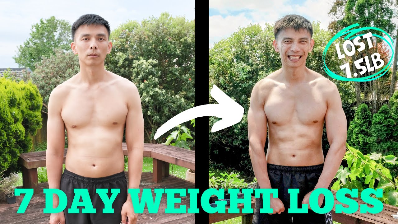 1 Week Weight Loss \u0026 Body Transformation Challenge (No Gym)