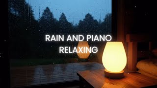 Drift Away from Stress with Rainy Night Piano