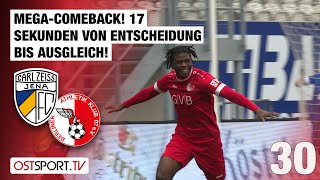 Mega-Comeback! 17 Sekunden zwischen Sieg und Ausgleich: Jena - Berliner AK | Regionalliga Nordost Resimi