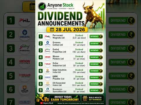 Thumbnail for 28 July Dividend Anucement   #dividendstocks #dividendstockinvestment