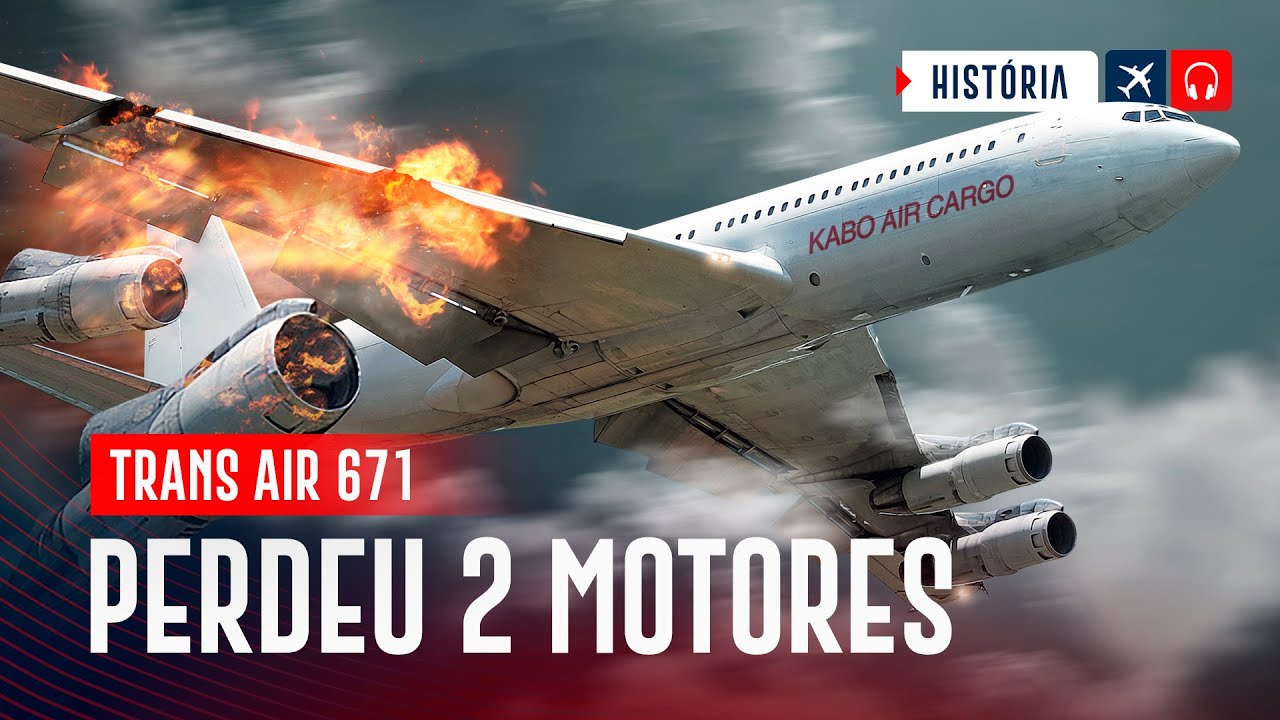 Os dois motores CAÍRAM da Asa - Transair 671 | EP. 1142