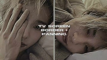 tv screen border and panning in Alight Motion