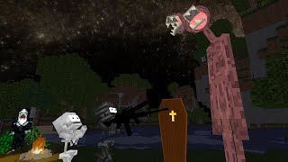 MONSTER SCHOO VS SIREN HEAD CHALLENGE - Minecraft Animation