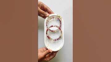 DIY Resin Bangle – Easy & Beautiful! 🎨 #resin  #resinart #resincraft #diy