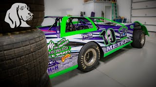 AMAZING!! Mike Myers Dirt Late Model Vinyl Wrap!!